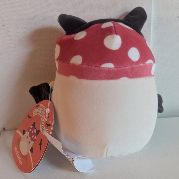 NWT 5" Malcolm Mushroom Bat Squishmallows Halloween Collectible Wings Plush Toy - Picture 5 of 10